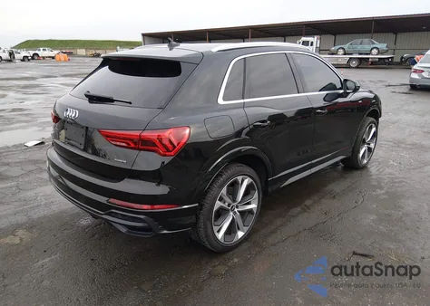2021 Audi Q3 Premium Plus 45 Tfsi S Line Quattro Tiptronic z USA, uszkodzony, nr VIN WA1EECF33M1066157